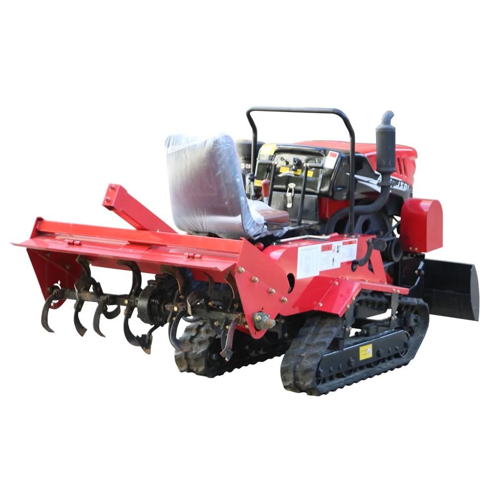 Hot Sales Low Fuselage Fruit Tree Topdressing Machine Vineyard Micro Tractor Rotary Tiller