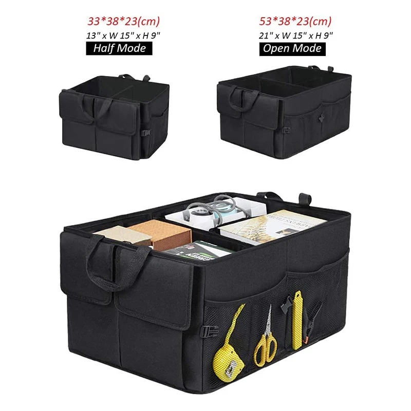 Factory high quality big tool storage box cabinet car trunk organizer storage