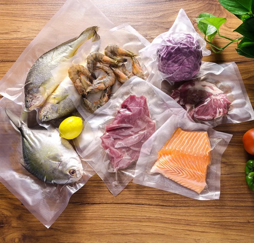 Transparent food vacuum co-extrusion nylon packing bag food grade vacuum heat seal food vacuum bag