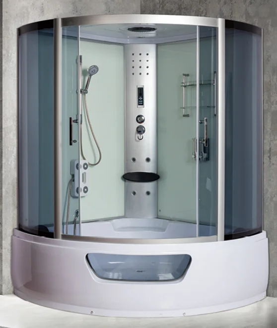 Полный комплект ванной комнаты сборная ванная комната с Роскошная джакузи Ванна душевая кабина