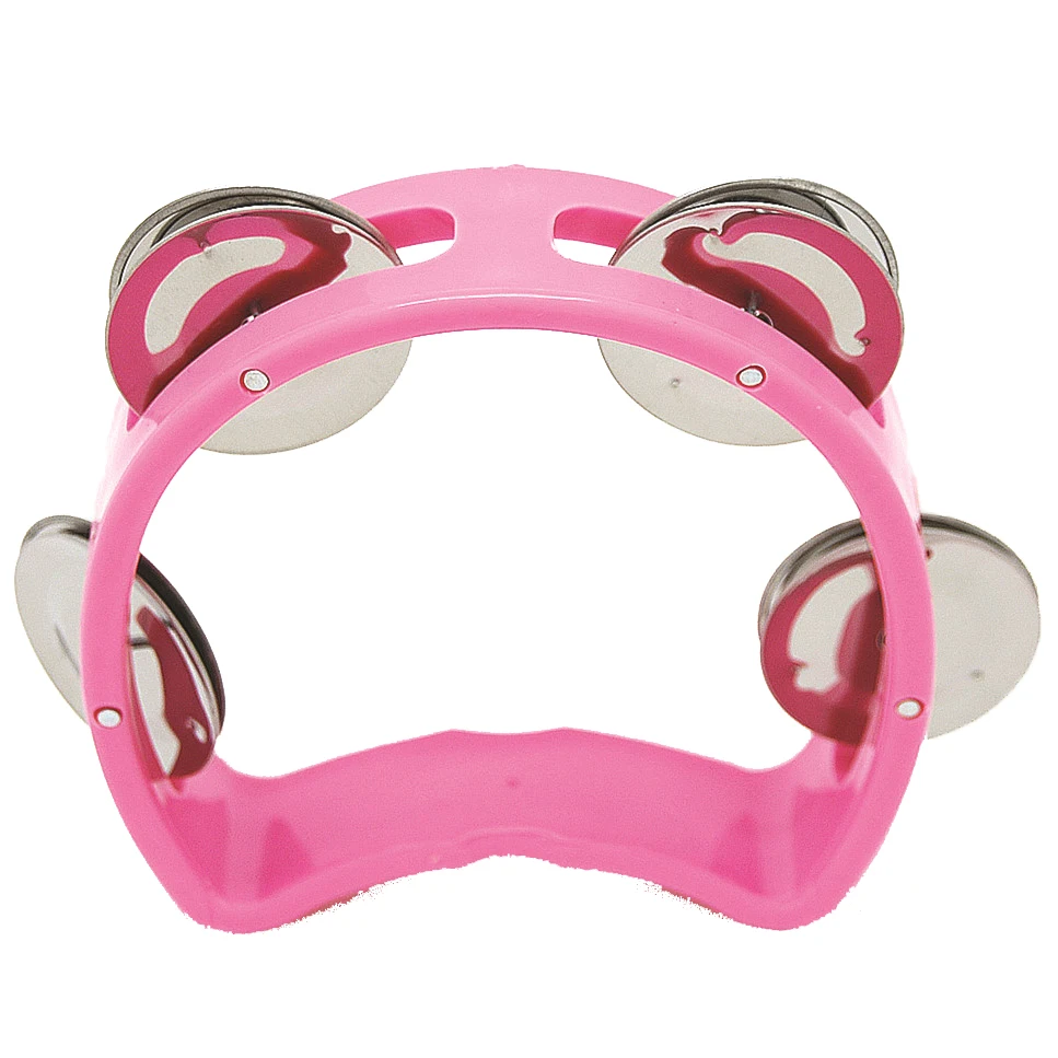 DF101 plastic toy mini colourful tambourine