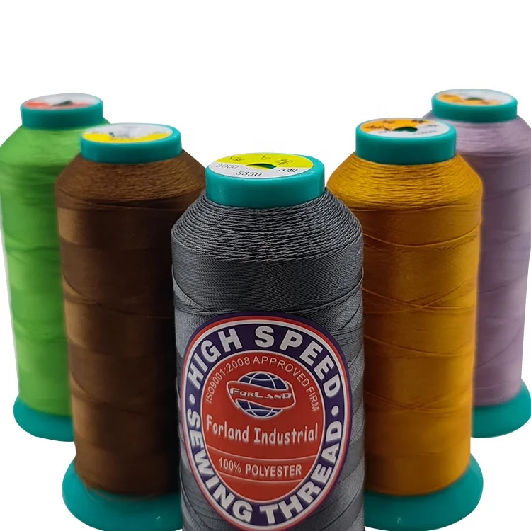 Оптовая продажа, нить из полиэстера для кожаных покрытий, нить для шитья 150d/2 100g