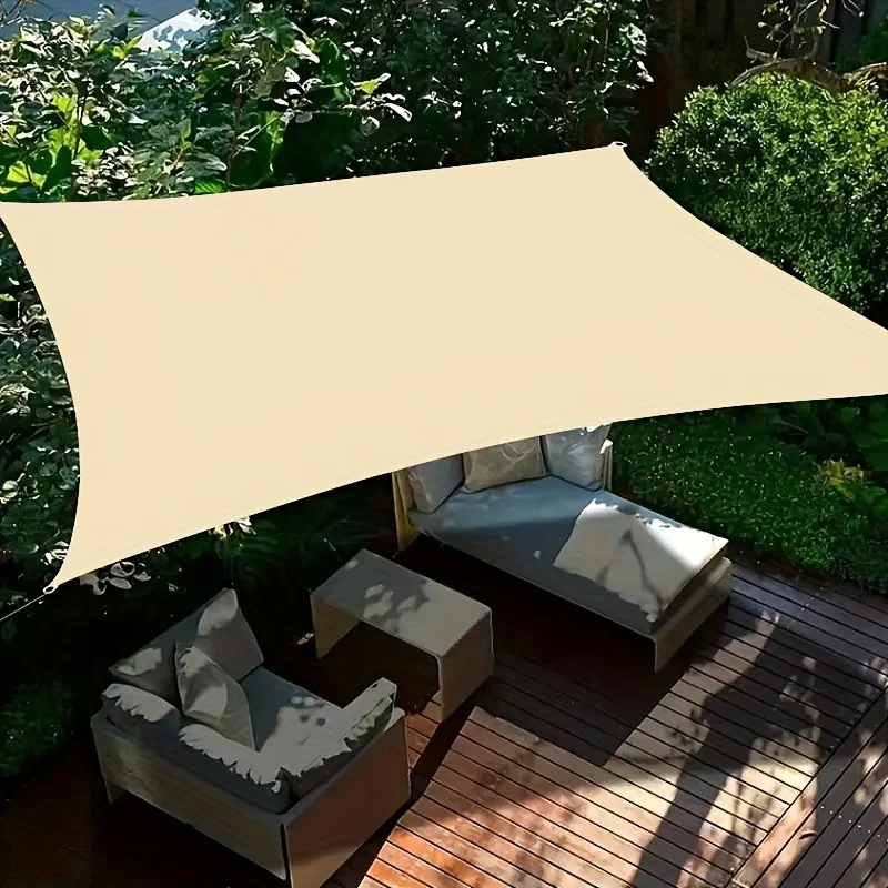 Outdoor Sunscreen Sunshade Sails Rectangular Sunshine Canopy Waterproof Sun Shade Sails