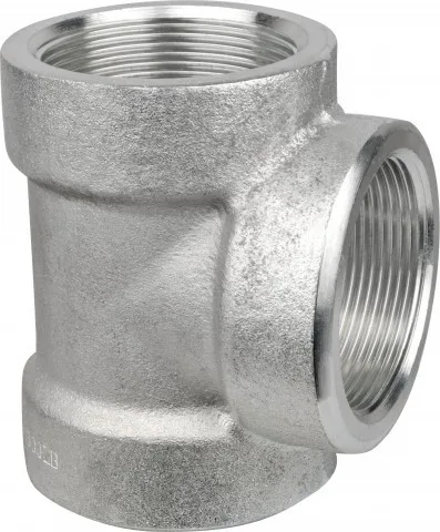 PMI Tested ASME B16.11 A182 F316/316L Forged Pipe Fitting Tee NPT Threaded
