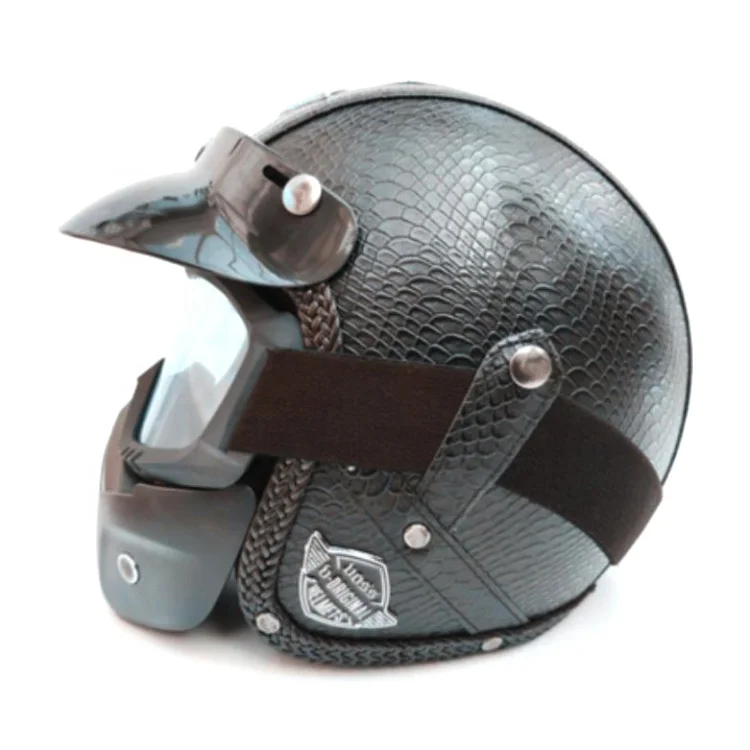 Vintage Classic Safety Thailand Adult Open Face Half Helmet Style bike helmet motorcycle bike helmet motorcycle Accessories