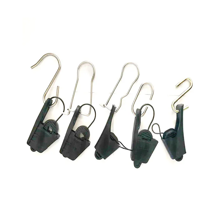 Outdoor FTTH Insulation Tension Clamp Fiber Optic Drop Cable Wire Clamp