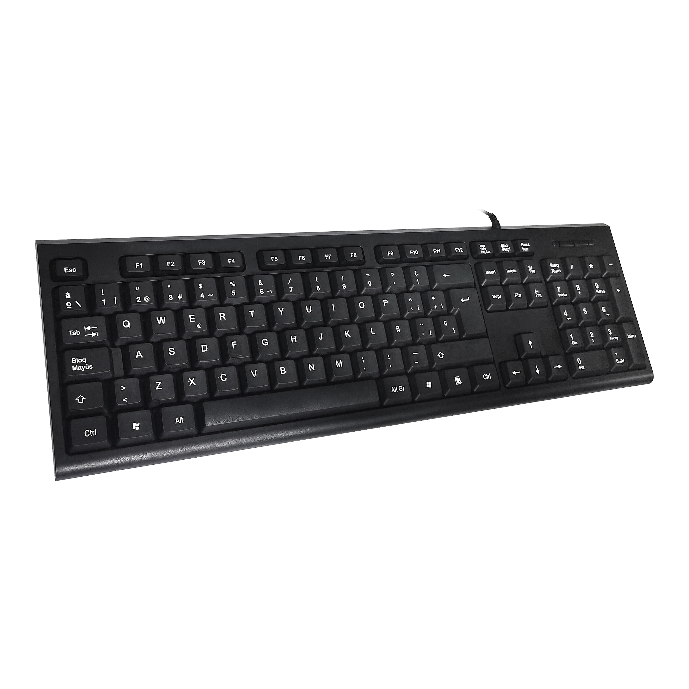 New fashion office home USB desktop wired keyboard and mouse set (1600280098363)