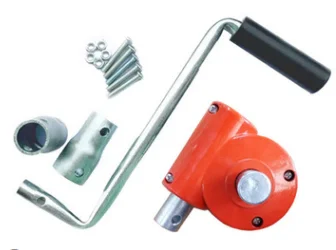 Automatic Greenhouse Window Ventilation System Electric / Manual Film Roller Device /Machine