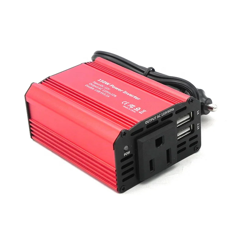 dc 12V to ac 110V 220V off grid small inverter with battery solar inverter 100watt 300 watt inverter