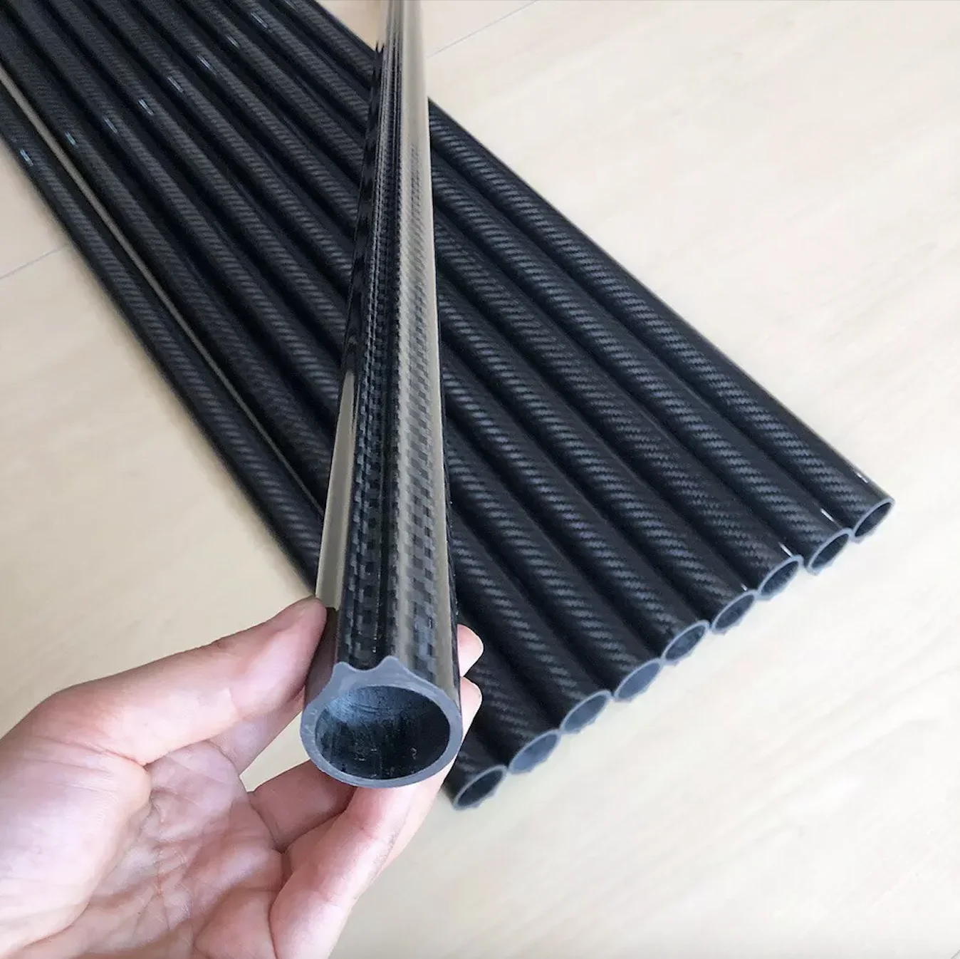 Kubo CFT Cuttlefish carbon fiber tube spear barrel Round shape barrel tubes spearfishing spear barrel tube