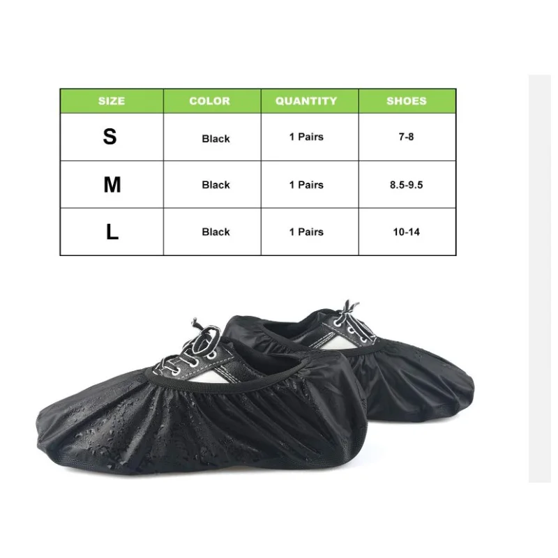 Fashionable hot selling strong durable waterproof anti-slip shoe cover bag with elastic opening