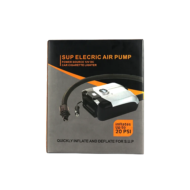 High-end custom Auto-Off Perform Paddle Board Pump 12V Electric Air Pump Compressor Digital Electric Pump