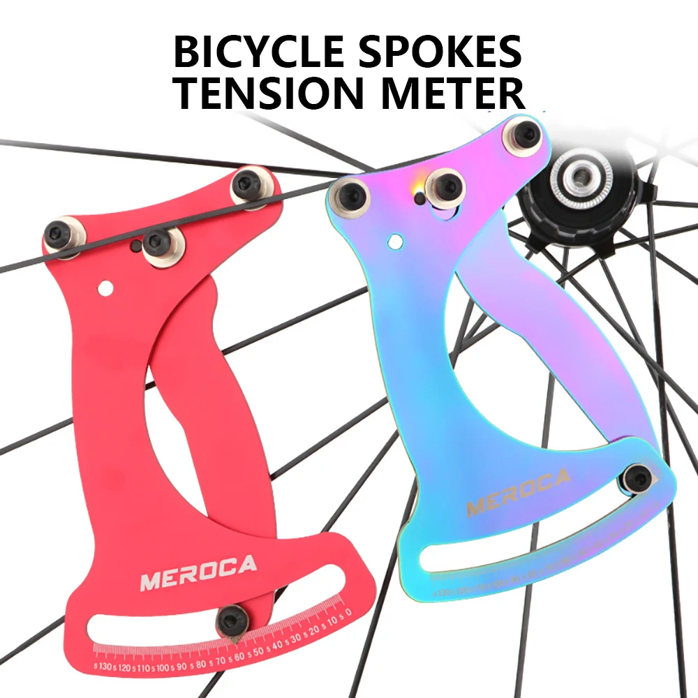 Red cycling products spoke tension bicycle spoke tension meter
