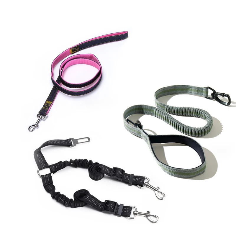 Top Seller Heavy Duty Rope, Dog Leash Multi Color Durable Nylon Reflective Rope Round Dog Leashes/