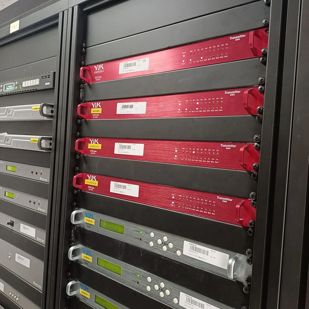 Broadcast Studio Equipment ASI Video 3G SDI with Ethernet to Optical Fiber Converter