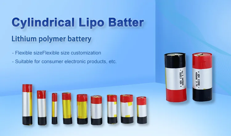 Factory price cylindrical 1000mAh 3.7V 13700  lithium ion polymer battery lipo battery