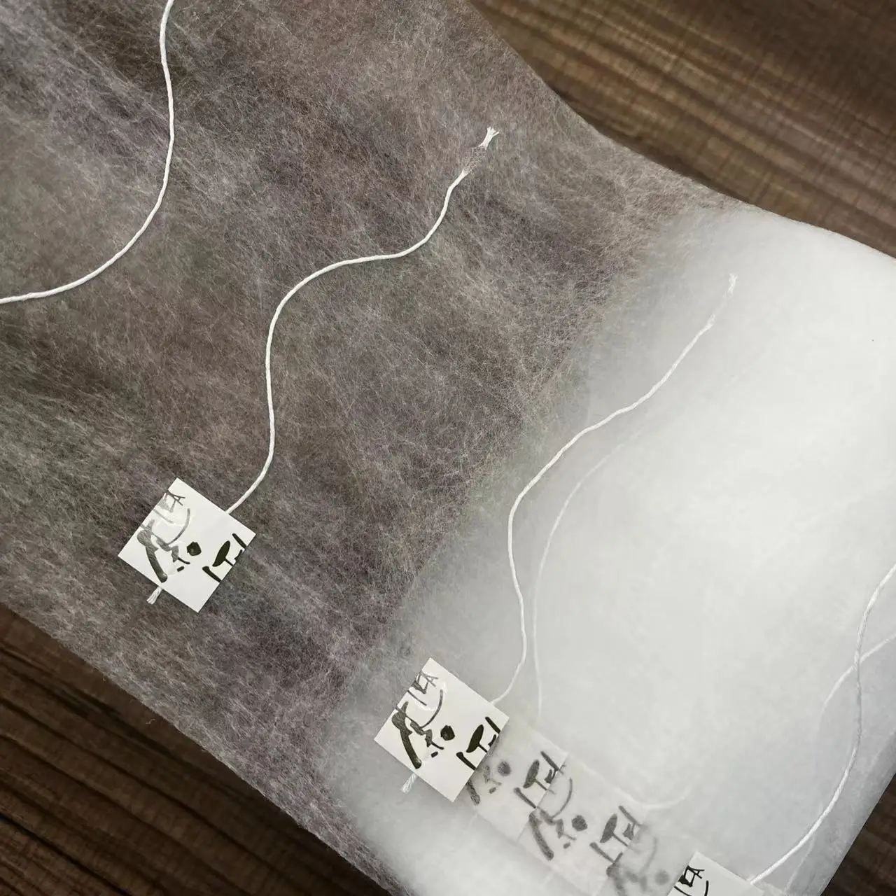 PLA non-woven biodegradable tea filters roll bagged tea packaging for food teabags