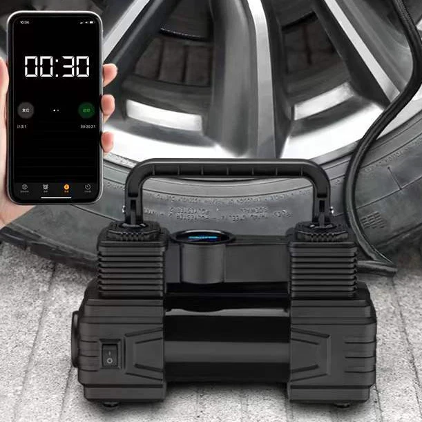 2024 New Car Air Pump Double Cylinder 12v High Power Car Tire Pump Portable Car electric Air Pump Universal