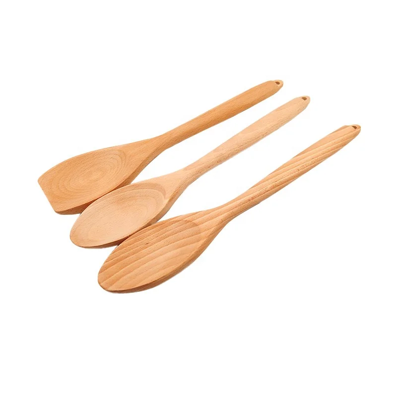 Wooden Spoon for Cooking Mixing Serving Spoon Natural for Baking, Stirring and Mixing in Restaurants or at Home CLASSIC Presents