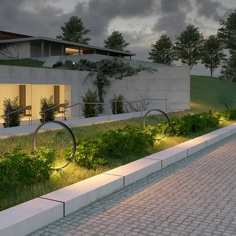 
Outdoor IP65 Waterproof Villa Landscape 7W Ring LED Garden Lawn Light 