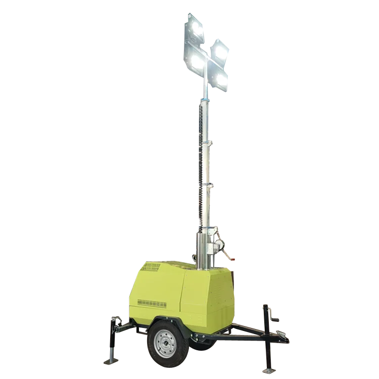 Световая башня высокая мачта 4000 Вт 9 м