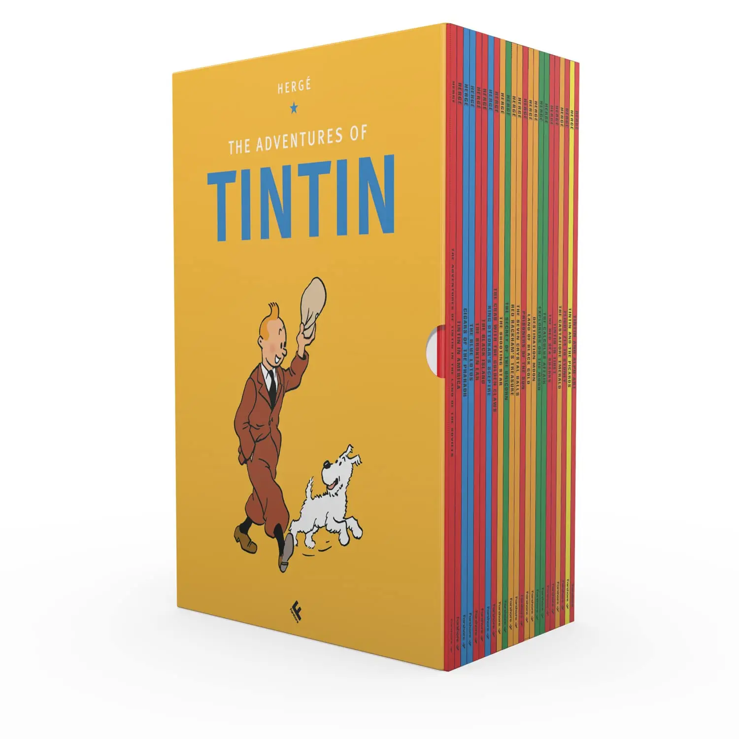 Готовая к отправке Мягкая обложка Tintin в коробке 23 титра