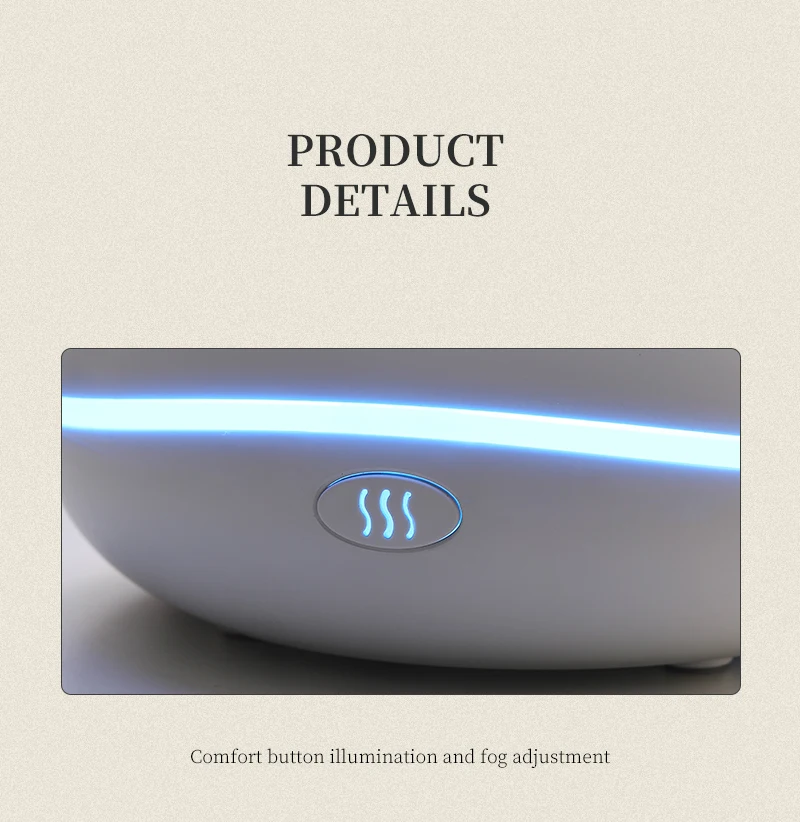 Smart Home Appliances Simulated Flame Humidifier Gradient Atmosphere Light Car Diffuser Delicate Atomization Air Purifier