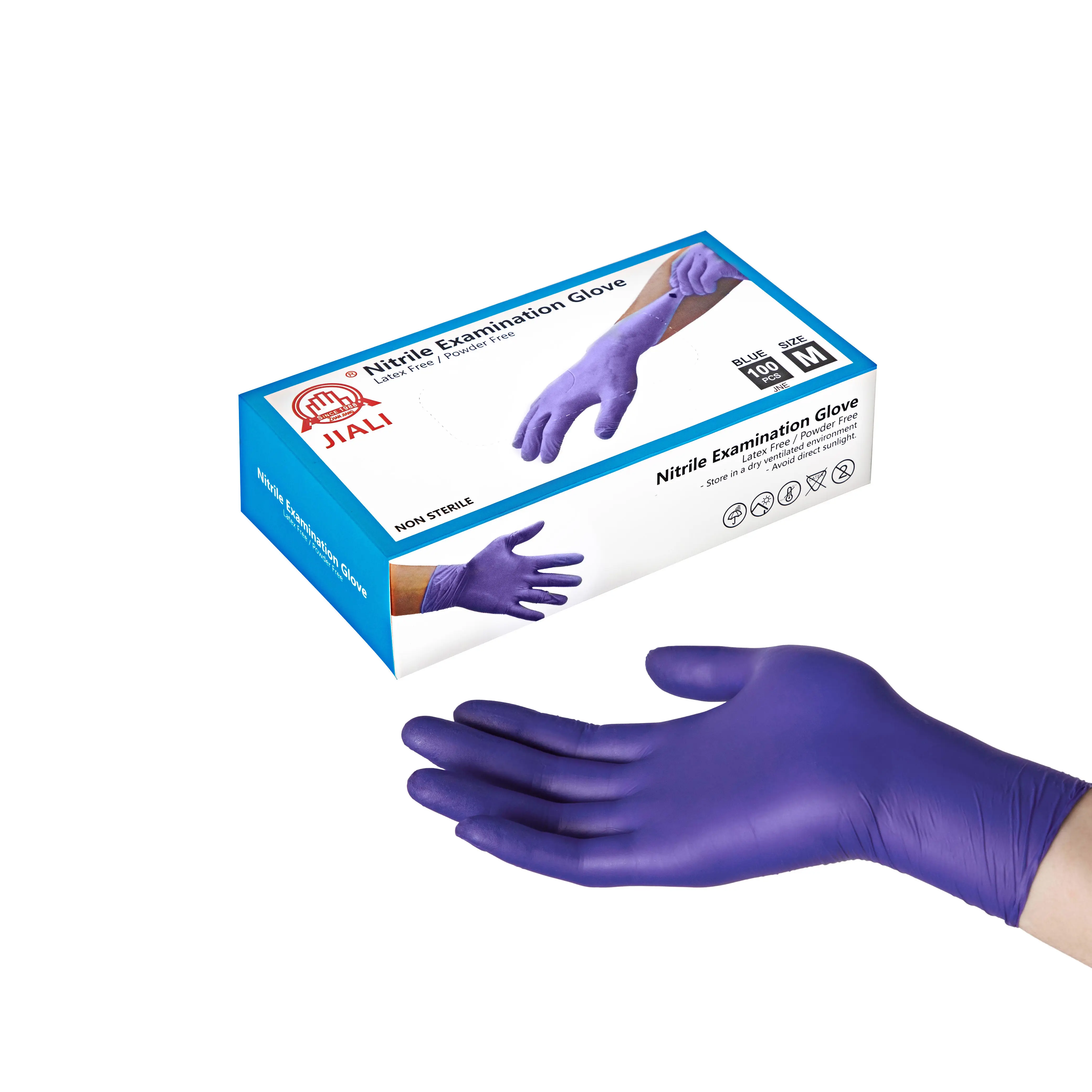 Wholesale nitrile cheaper personal protective equipment medical examination nitrile gloves