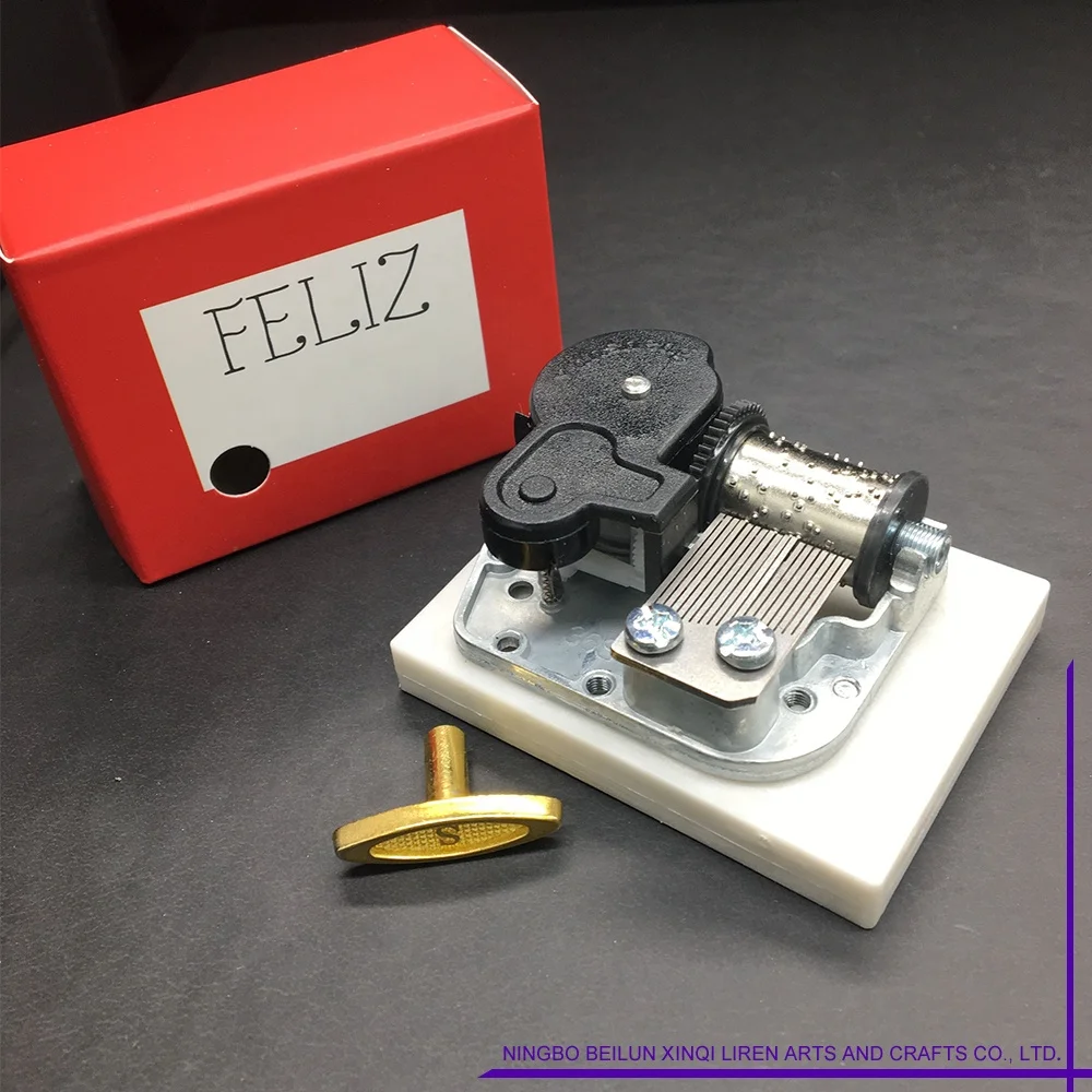 Wind Up Music Box with Paper Cover Customized Birthday Present