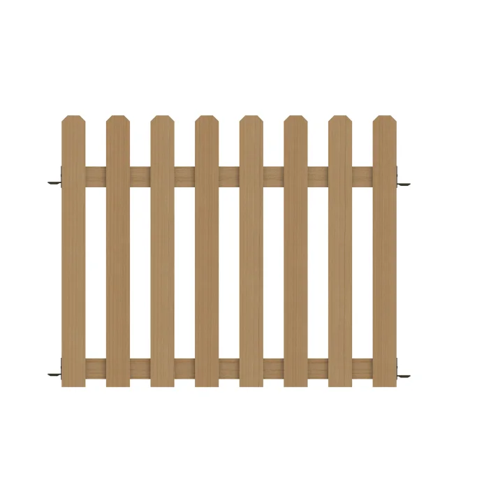 Wood Panel Fence Gate With Easy Install Full Set Parts
