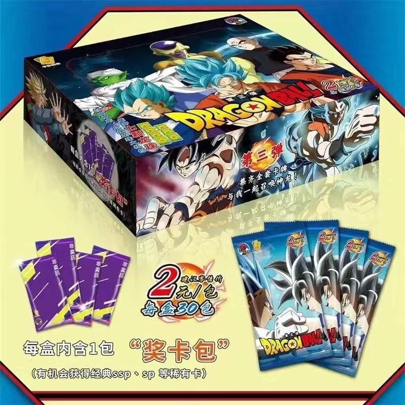 Wholesales new Dragon Ball Super Heroes Luxury Booster Collection cards kids adult gift toys playing card game card