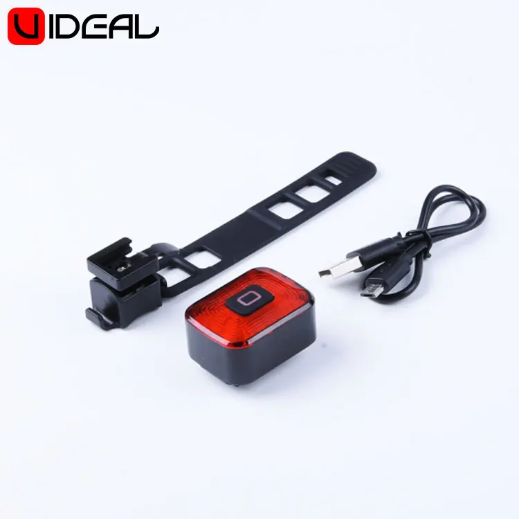 U-IDEAL High Quality PC Bike Back Rear Light 50Lumens Bright 450mAh High Battery Life Mini Bicycle Tail Light