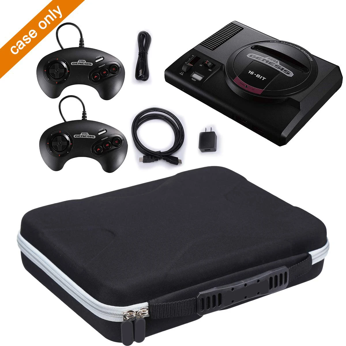 Playstation Hard Carry Travel Case for Sega Genesis Mini Genesis Console Carrying Case