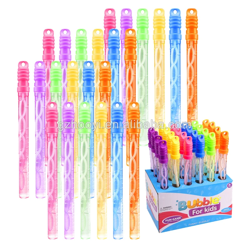 24 Pack Big Bubble Wands Bulk for Summer Toy Outdoor&Indoor Activity Use Easter Bubbles Party Favors Supplies for Kids