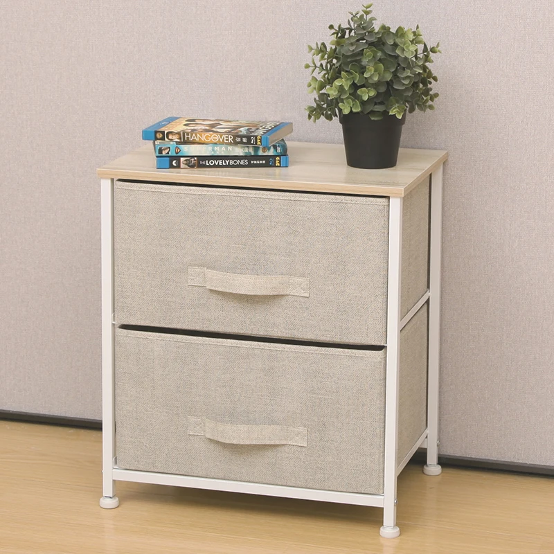 Завод по производству звезд напрямую поставляет 2 выдвижных ящика из ткани вертикальный комод для хранения башни