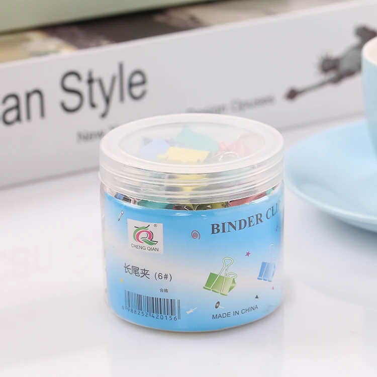 Color mixing Long Tail Clip Extra Large Black Swallowtail Clip  Desktop Storage Ticket Box Clip