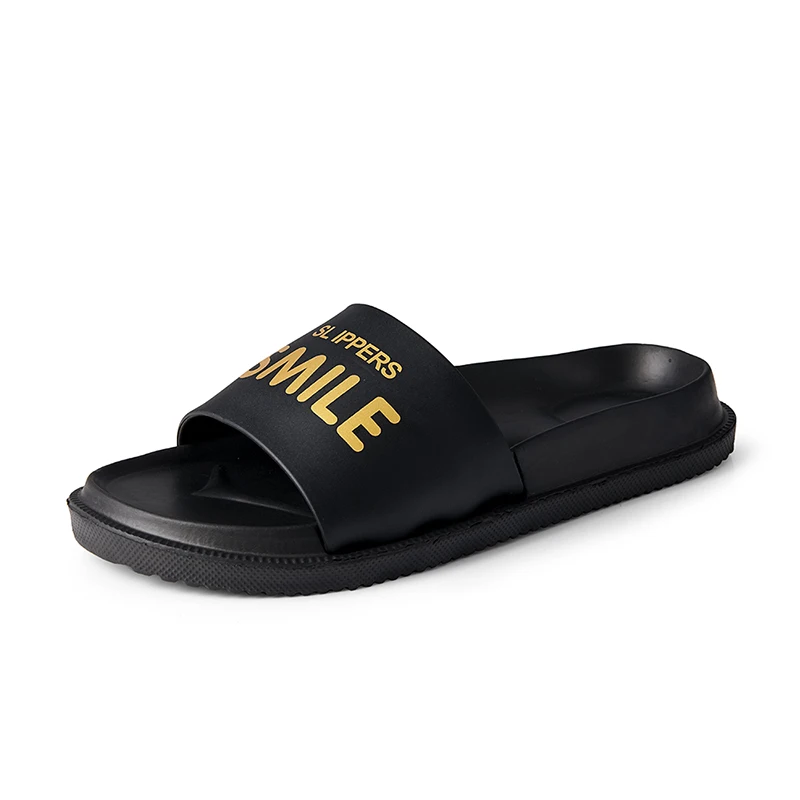 Wholesale Fashion Design Slippers Indoor Home Anti-Slip Soft  Slipper Men With Logo Customized