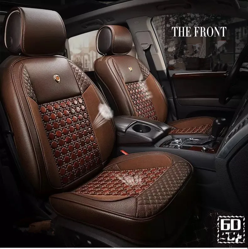 
New design durable breathable pearwood car seat covers 