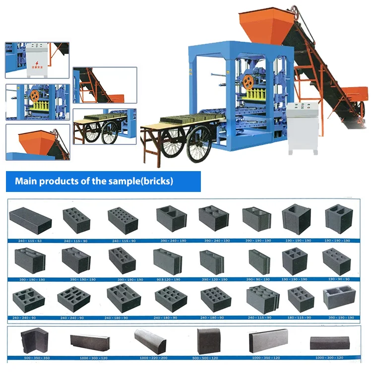 QT4-28 Automatic Concrete Brick/Block Making Machine best price