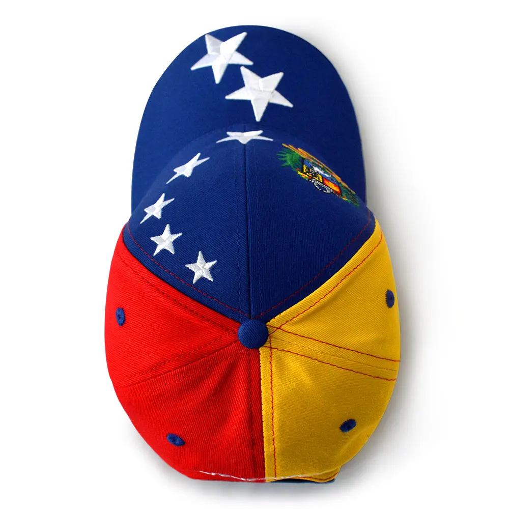 Wholesale Outdoor Sport Men Women Venezuela 7 Star Baseball Caps Embroidery Seven Star Venezuela Gorras Venezuelan Baseball Cap