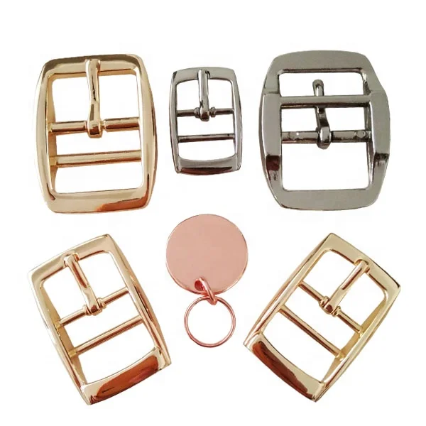 Premium rainbow plating  25mm iridescent dog collar quick release rose gold metal buckle Other Bag Parts & Accessories