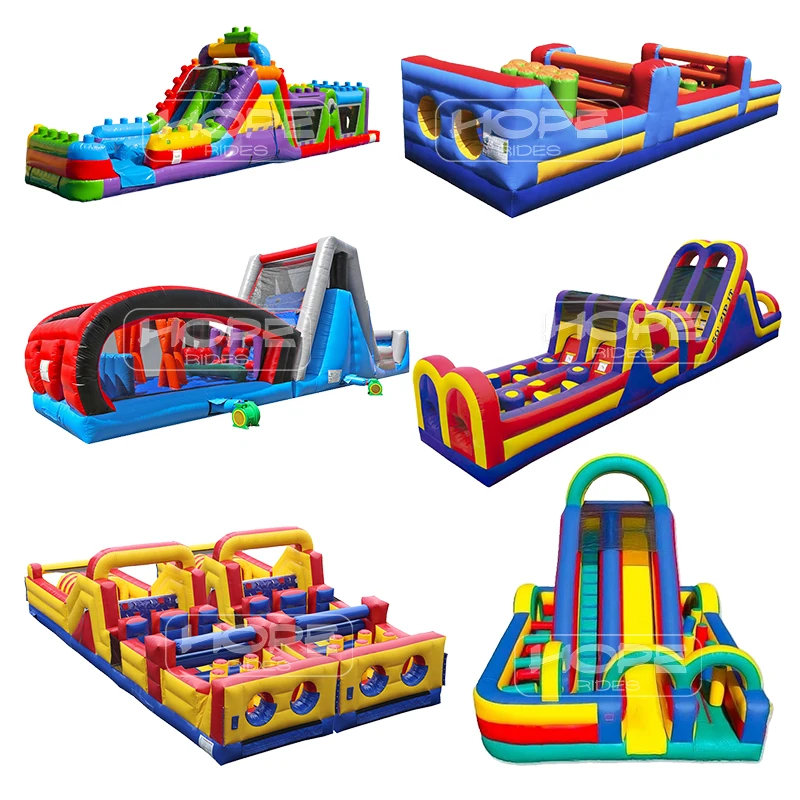 Commercial classic inflatable bouncy castle cartoon theme art banner panels inflatable bounce house water slide combo for sale