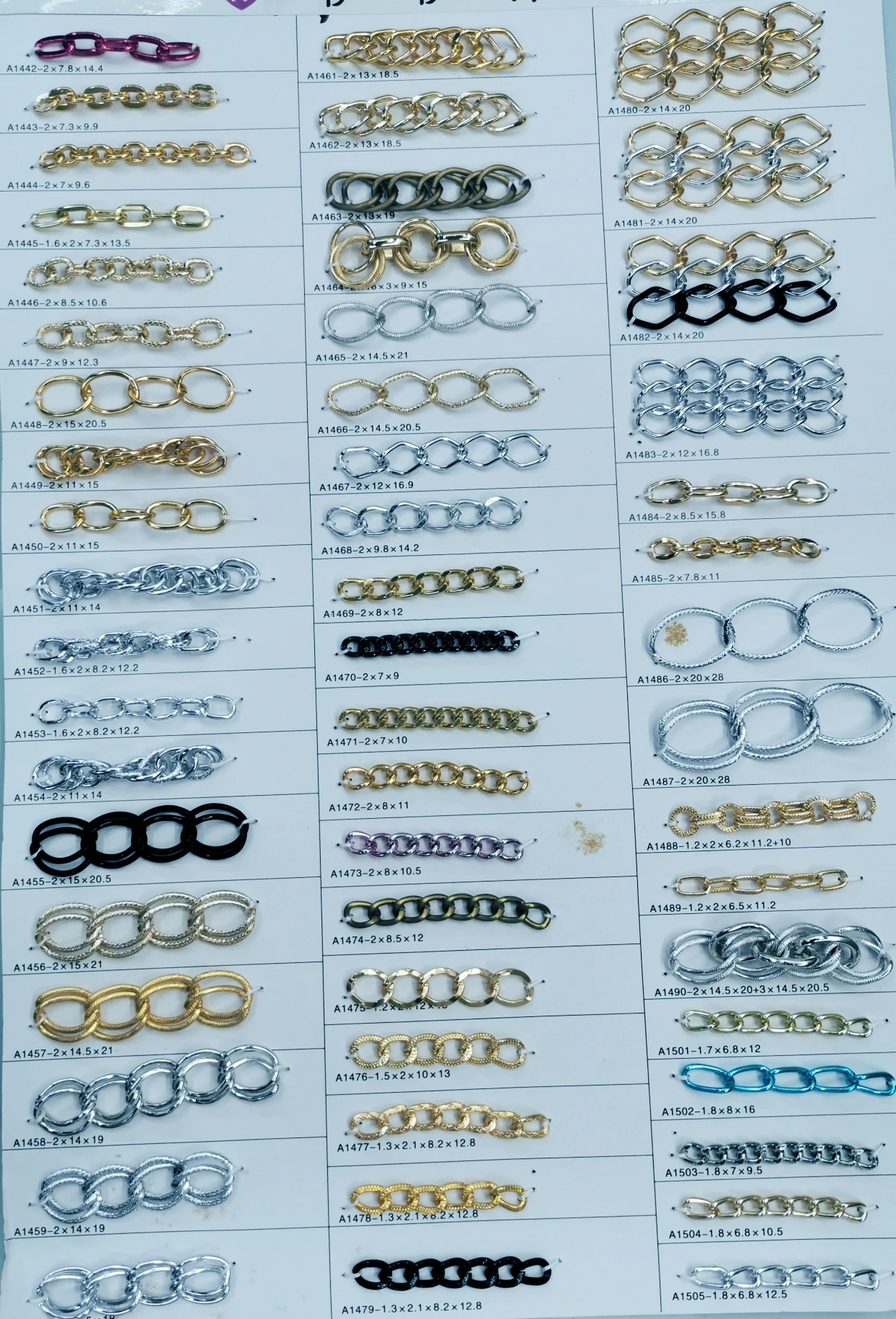 China Wholesale  Chains Wholesale Alu Stainless Steel Gold Silver Black Colors Chains For Men Women