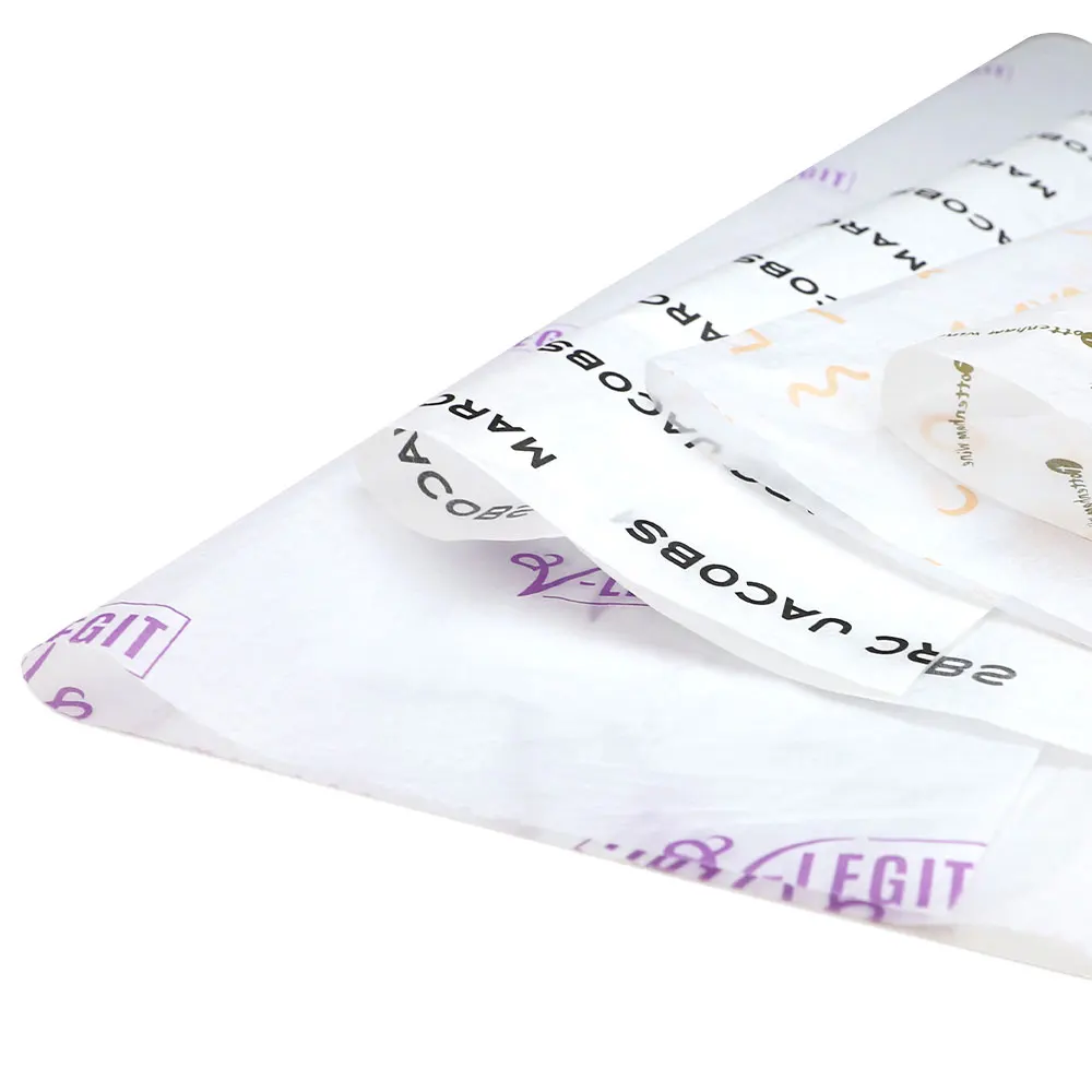 Gift Paper Wrapping Packaging Glossy Gold Stripe Printed Tissue Paper With Cheap Price