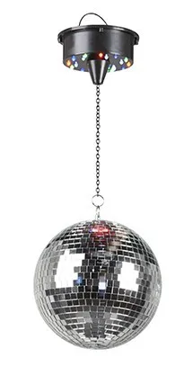TS-A010 spinning disco Christmas mirror ball with led motor