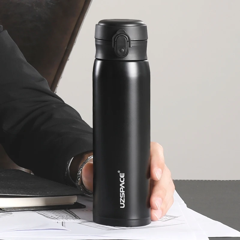 Insulated Water Bottle With  Vacuum Insulated Stainless Steel Water Flask Thermos Wide Mouth Reusable Sweat Proof Zero BPA