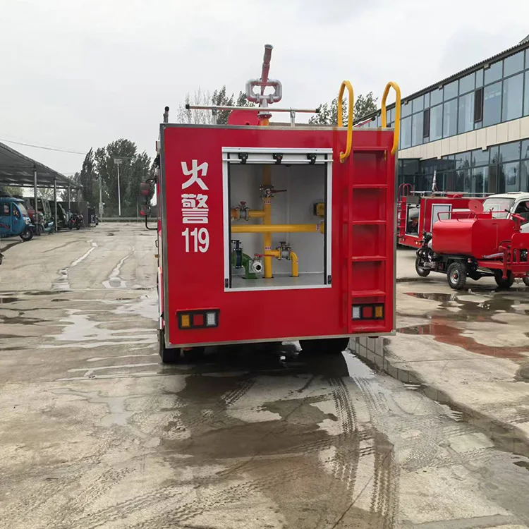 New Diesel Fire Engine Vehicle 4x2 6x4 Drive Wheel Manual Transmission Fire Truck Rescue Aerial Tanker Manual Pumped