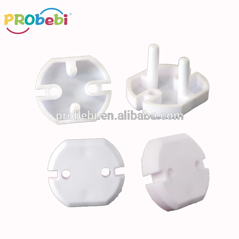 baby safety plug protector 2 pin round shape socket cover 6pcs set
