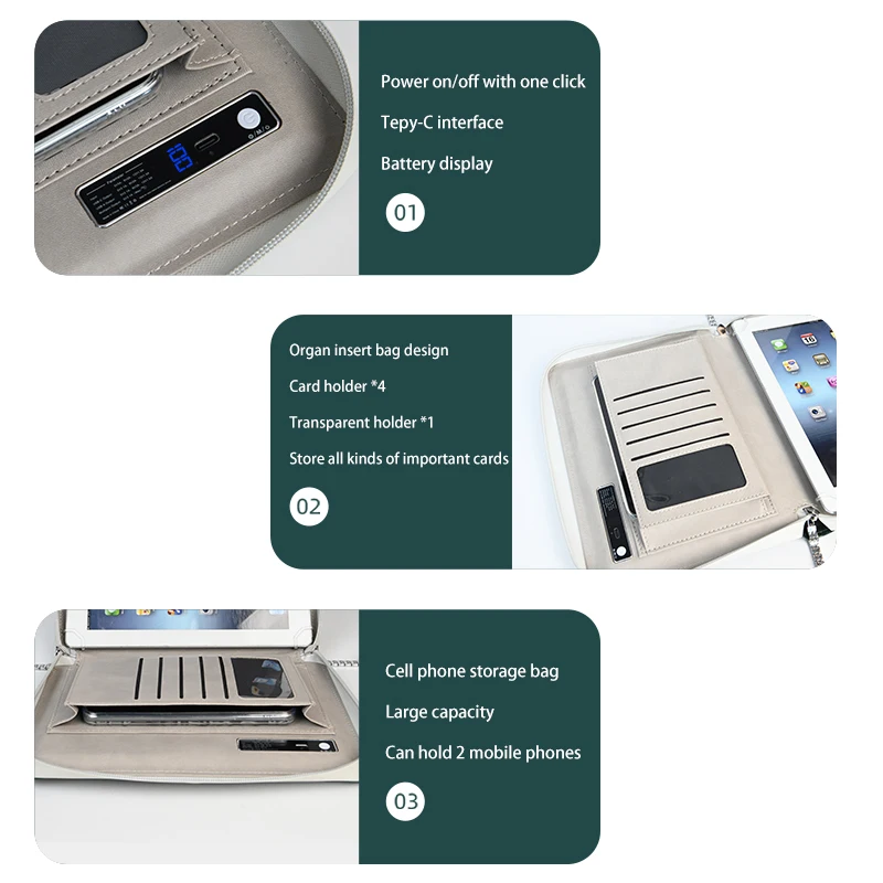 Wholesale Custom Leather I-pad Bag/Bible Bag