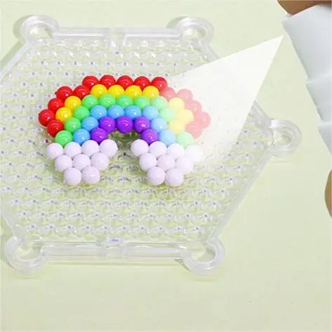 Educational DIY Magic Water Beads Toy Magic Water Sticky Bead Kit DIY Kid Educational Puzzle Toys Water Spraying Bead Crafts Toy